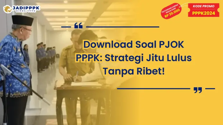 Download Soal PJOK PPPK