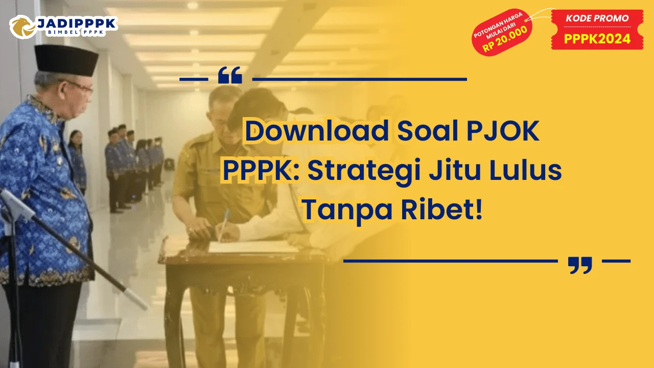 Download Soal PJOK PPPK