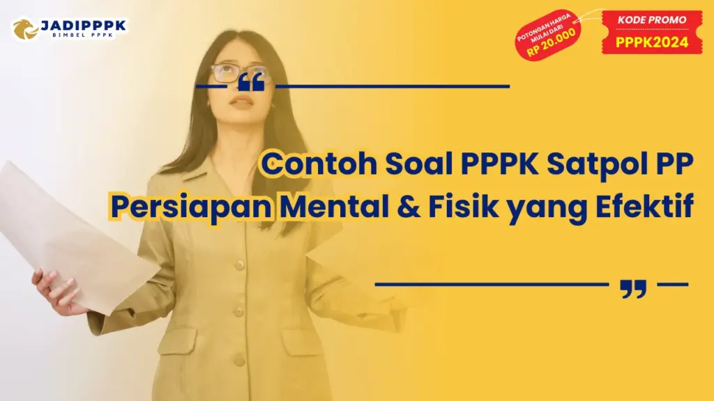 Contoh Soal MOOC PPPK 2024