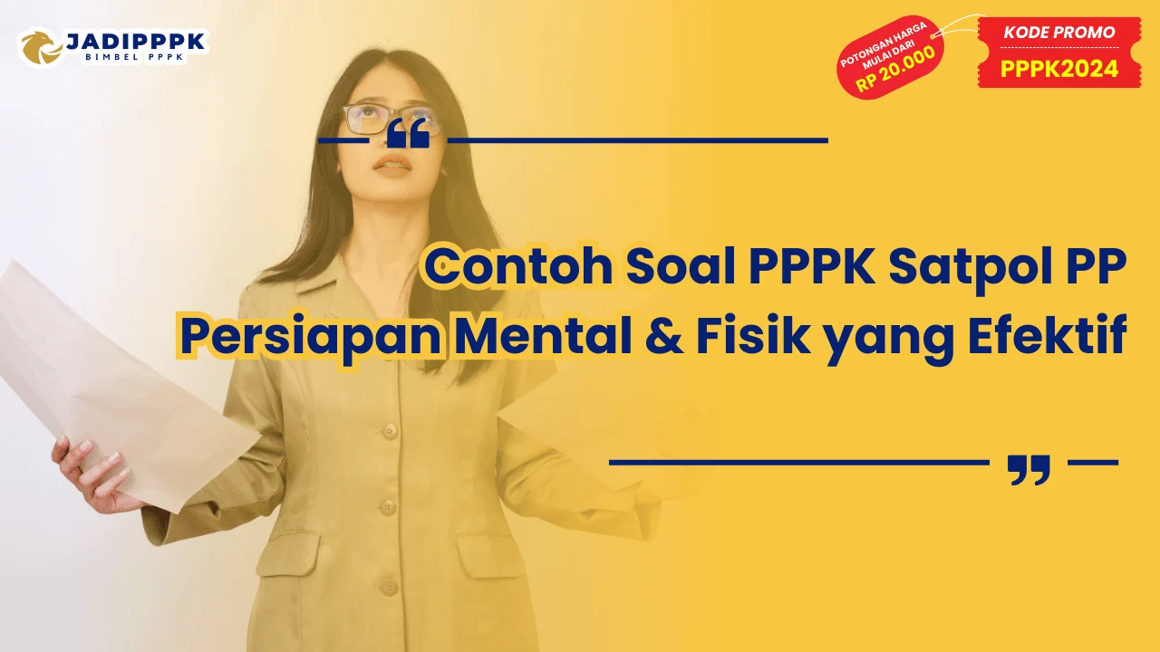 Contoh Soal MOOC PPPK 2024