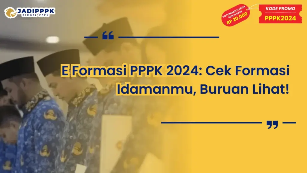 E Formasi PPPK 2024