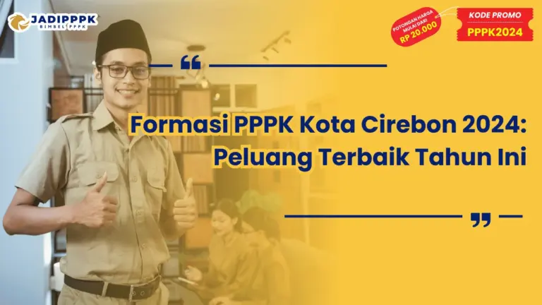 Formasi PPPK Kota Cirebon 2024