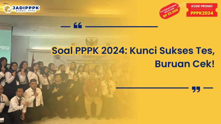 Soal PPPK 2024 PDF