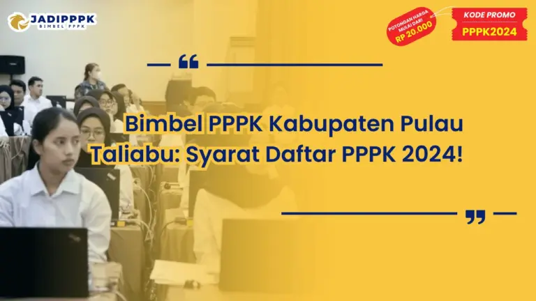 Bimbel PPPK Kabupaten Pulau Taliabu