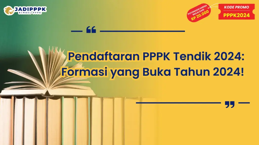 Pendaftaran PPPK Tendik 2024
