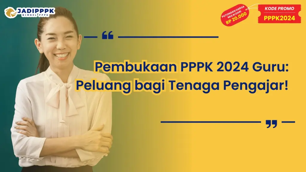 Pembukaan PPPK 2024 Guru