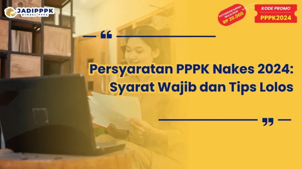 Persyaratan PPPK Nakes 2024