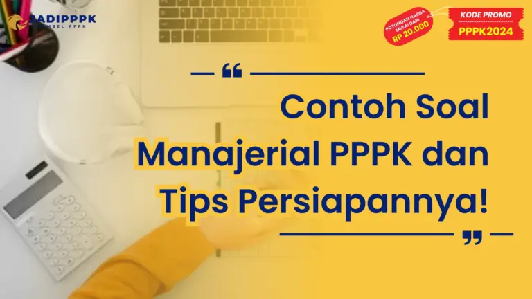 Contoh Soal Manajerial PPPK