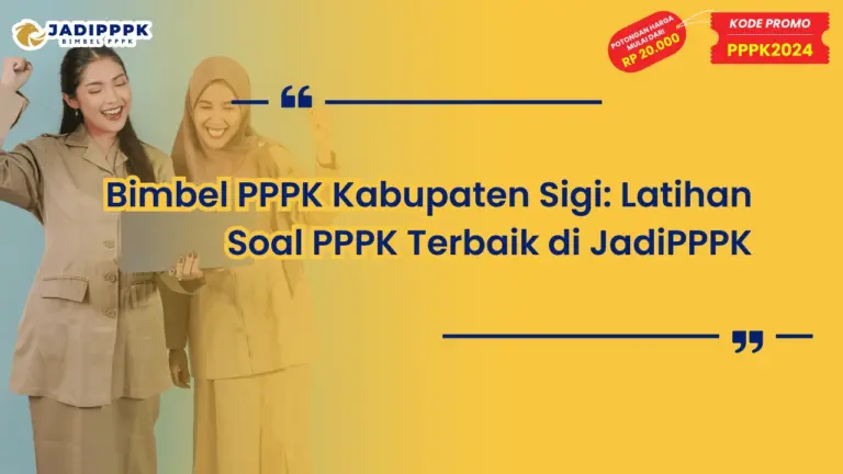 Bimbel PPPK Kabupaten Sigi