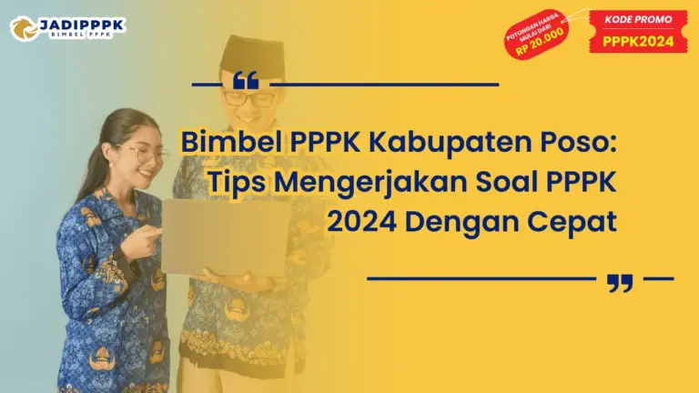 Bimbel PPPK Kabupaten Poso
