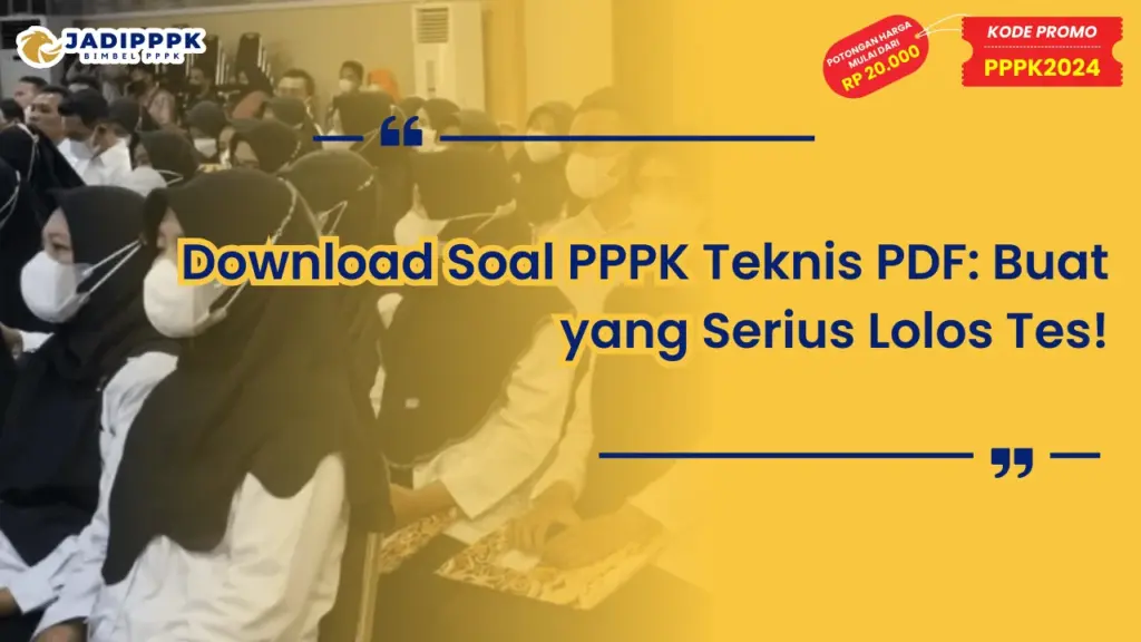 Download Soal PPPK Teknis PDF