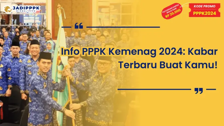 Info PPPK Kemenag 2024