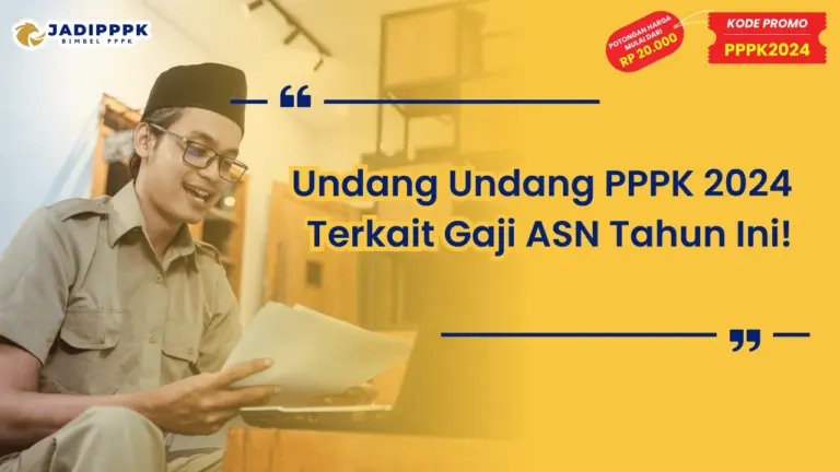 Undang Undang PPPK 2024
