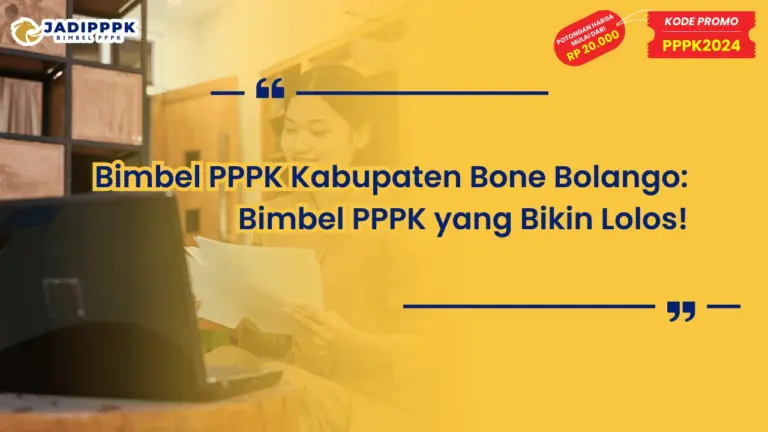 Bimbel PPPK Kabupaten Bone Bolango