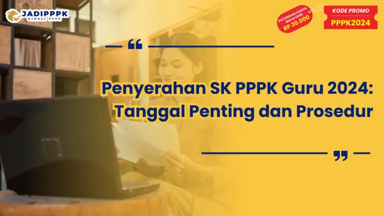 Penyerahan SK PPPK Guru 2024