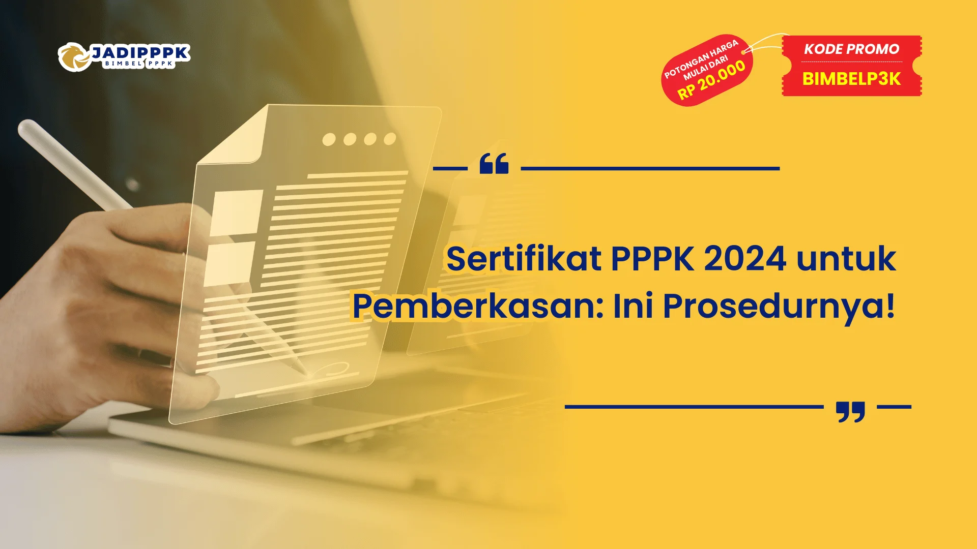 Sertifikat PPPK 2024 untuk Pemberkasan