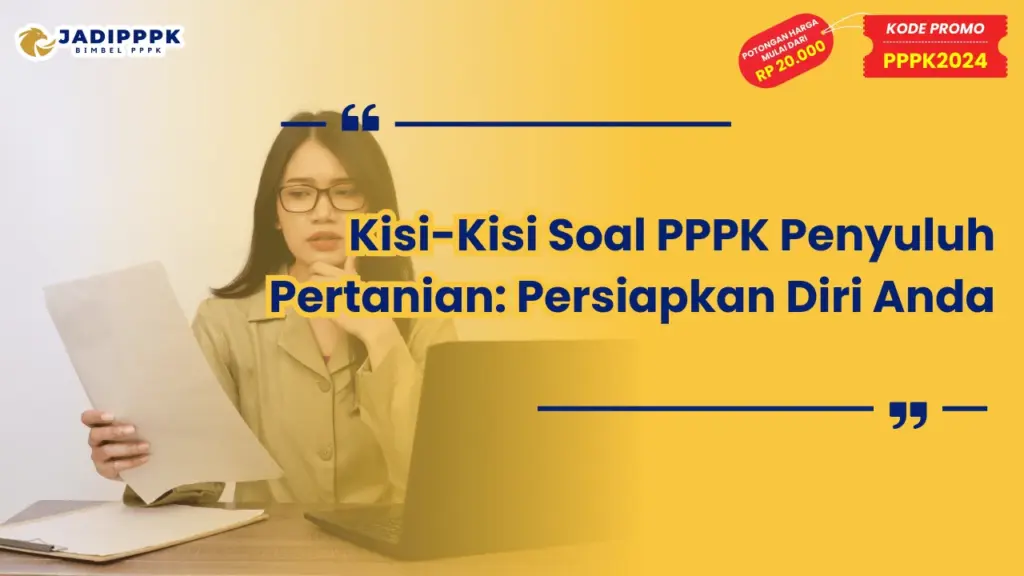 Kisi-Kisi Soal PPPK