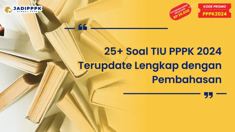 Soal TIU PPPK 2024 Terupdate