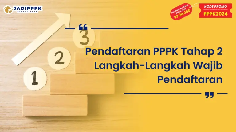 Pendaftaran PPPK Tahap 2 Langkah-Langkah
