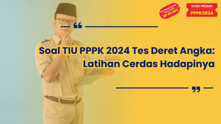 Soal TIU PPPK 2024