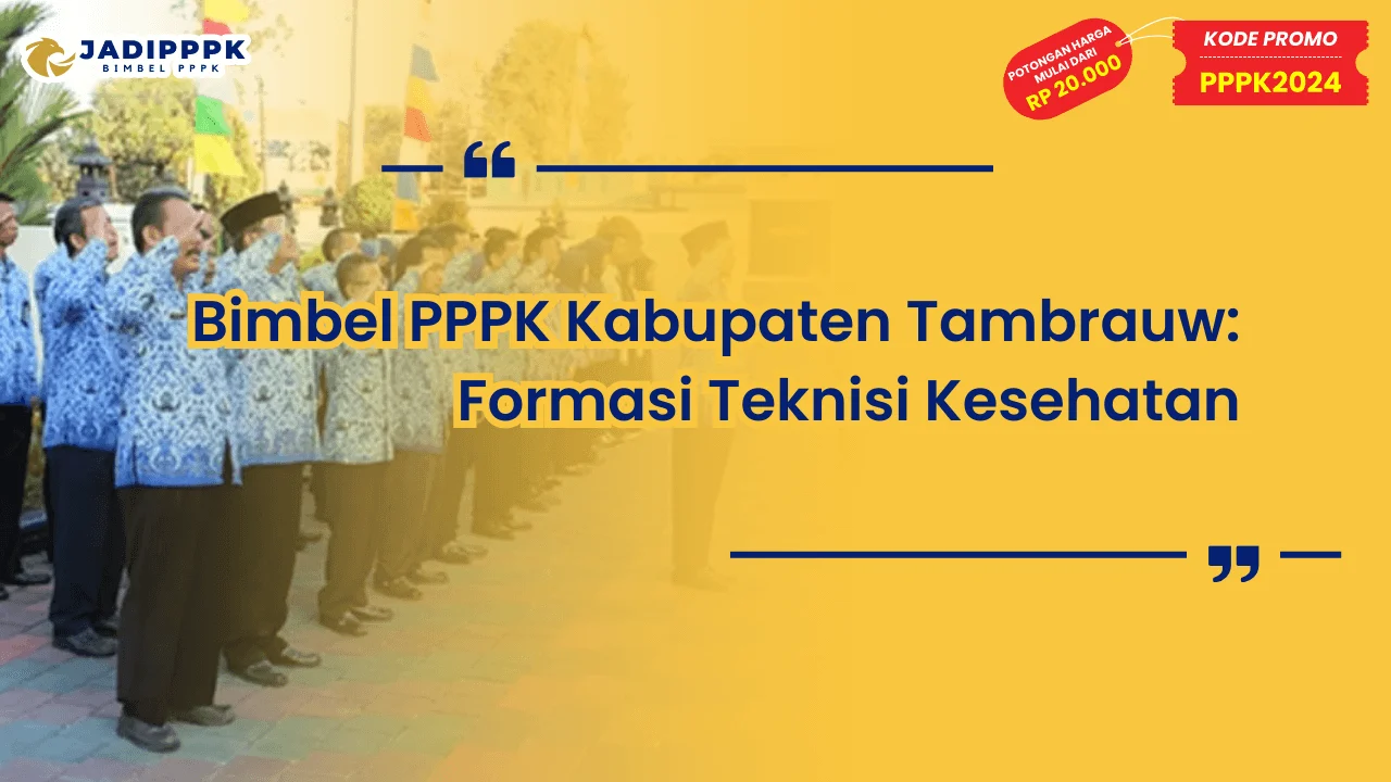 Bimbel PPPK Kabupaten Tambrauw