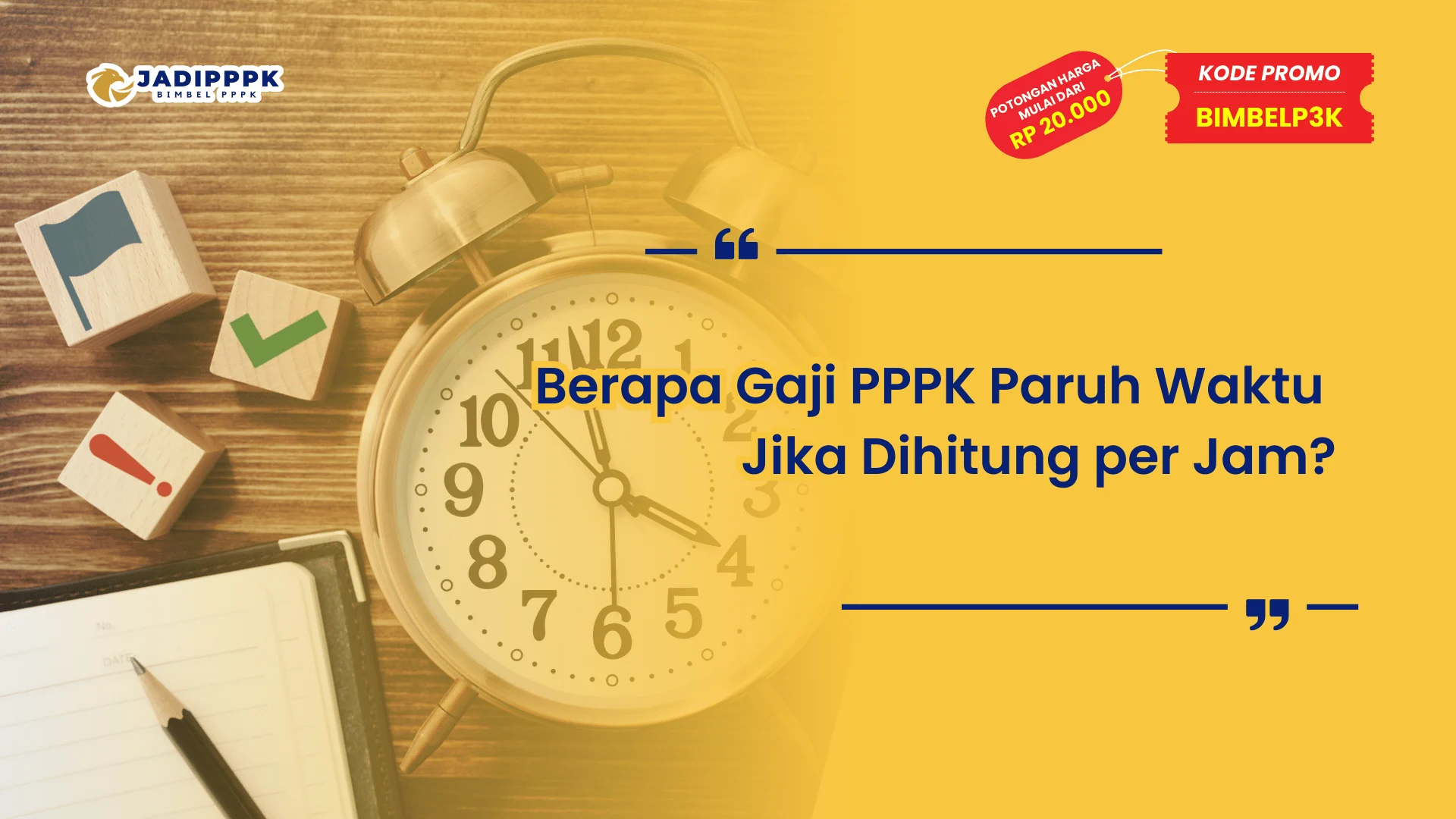 Berapa Gaji PPPK Paruh Waktu Jika Dihitung per Jam