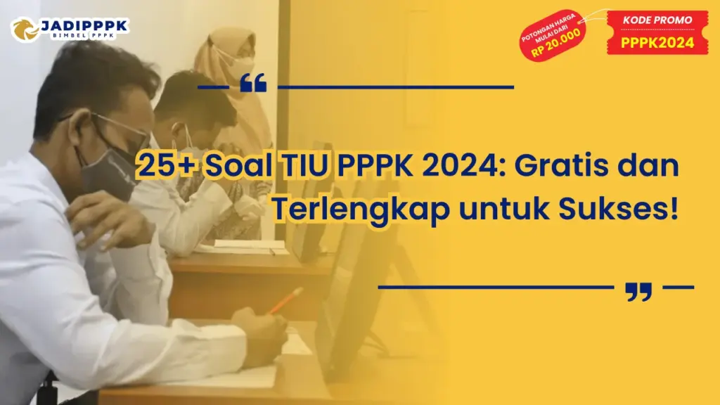 Soal TIU PPPK 2024