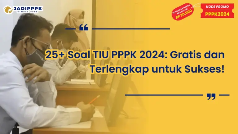 Soal TIU PPPK 2024