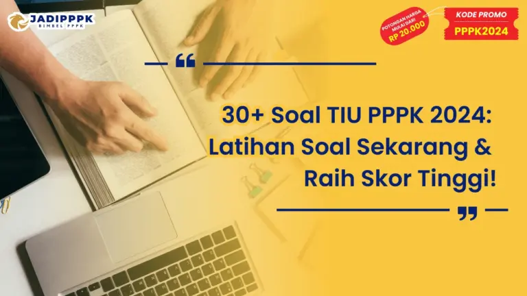 Soal TIU PPPK 2024