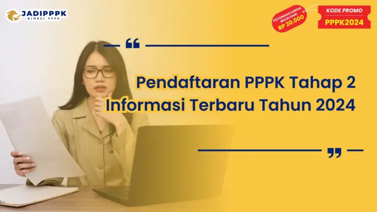 Pendaftaran PPPK Tahap 2 Informasi