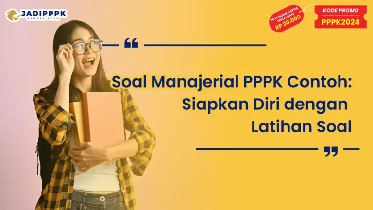 Soal Manajerial PPPK Contoh