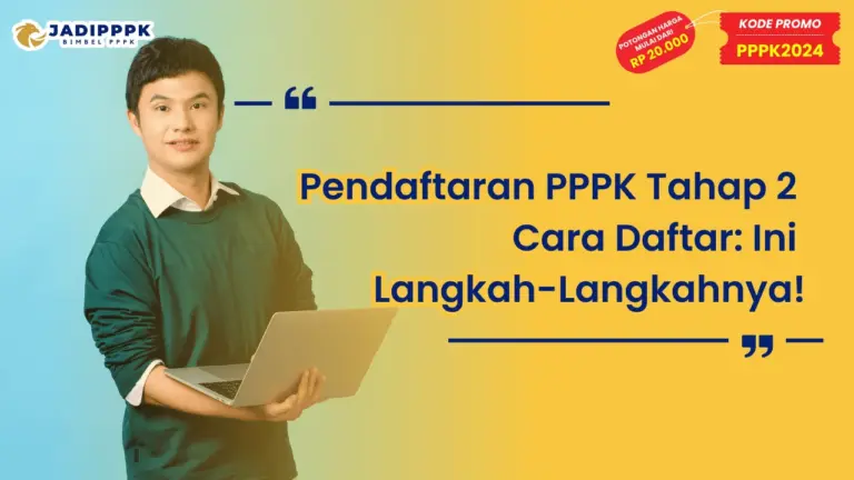 Pendaftaran PPPK Tahap 2 Cara Daftar