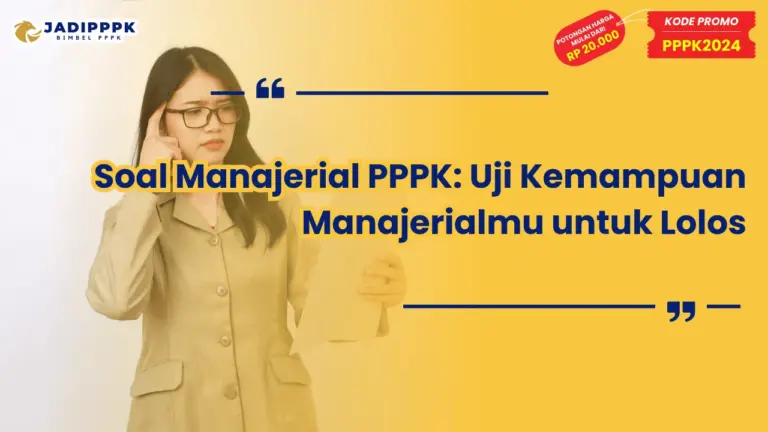 Soal PPPK