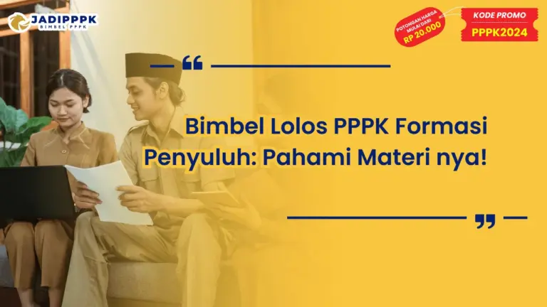 Bimbel Lolos PPPK Formasi Penyuluh