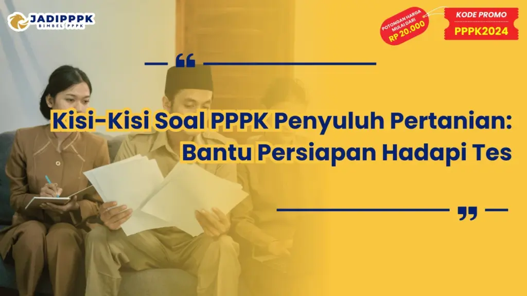 Kisi-Kisi Soal PPPK