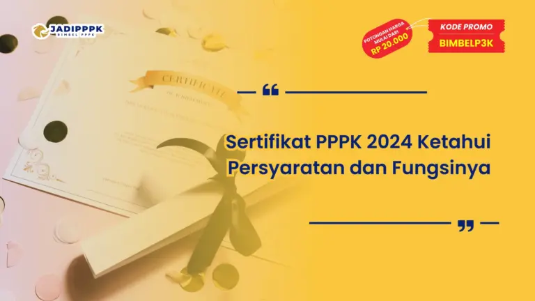 Sertifikat PPPK 2024