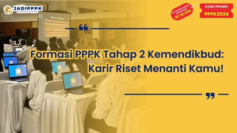 Formasi PPPK Tahap 2 Kemendikbud