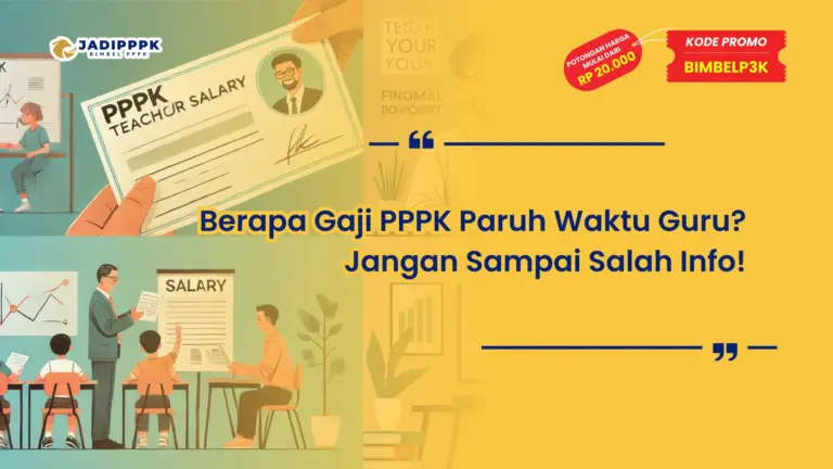 Berapa Gaji PPPK Paruh Waktu Guru