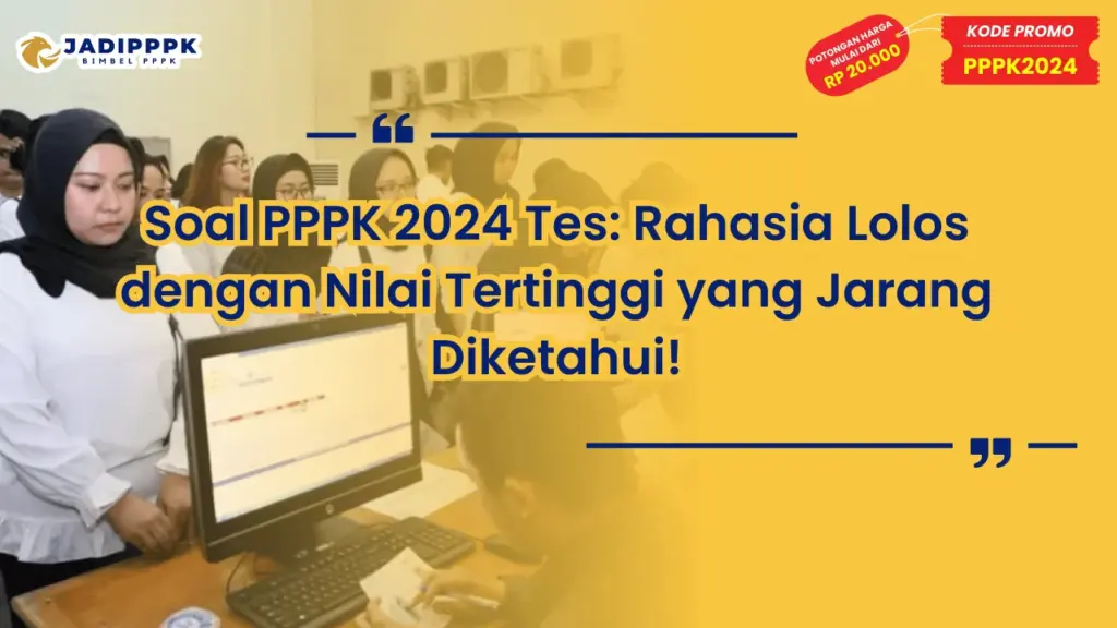 Soal PPPK 2024 Tes