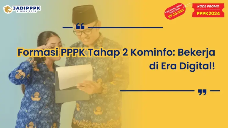 Formasi PPPK Tahap 2 Kominfo