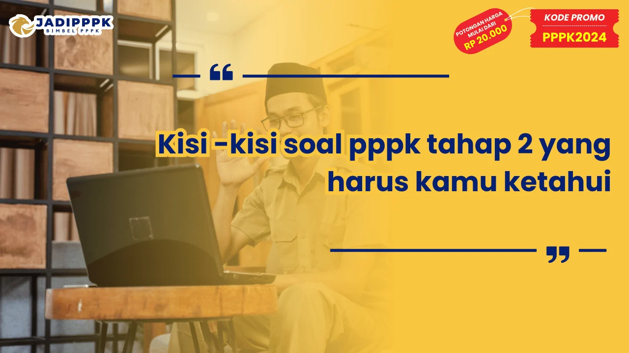 kisi kisi soal pppk