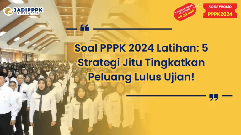 Soal PPPK 2024 Latihan