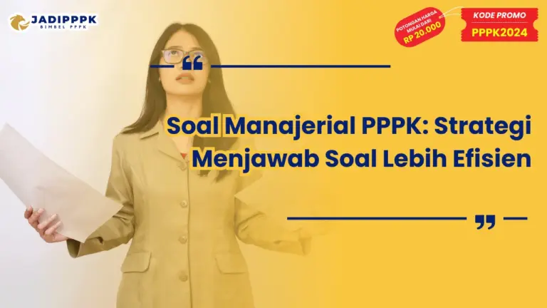 Soal Manajerial PPPK