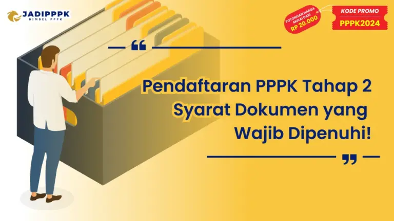 Pendaftaran PPPK Tahap 2 Syarat