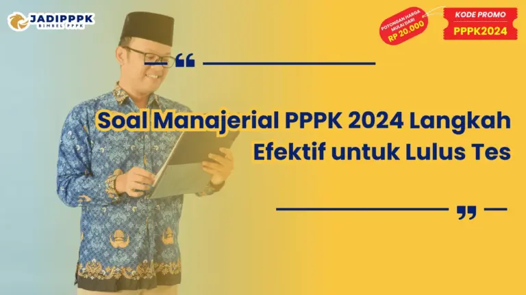 Soal Manajerial PPPK