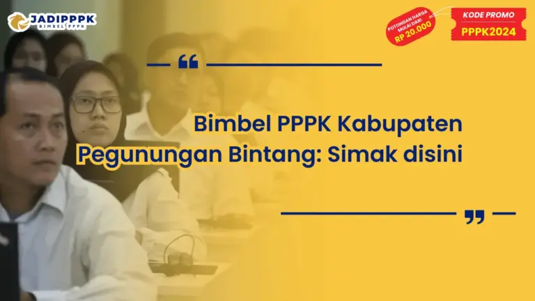 Bimbel PPPK Kabupaten Pegunungan Bintang