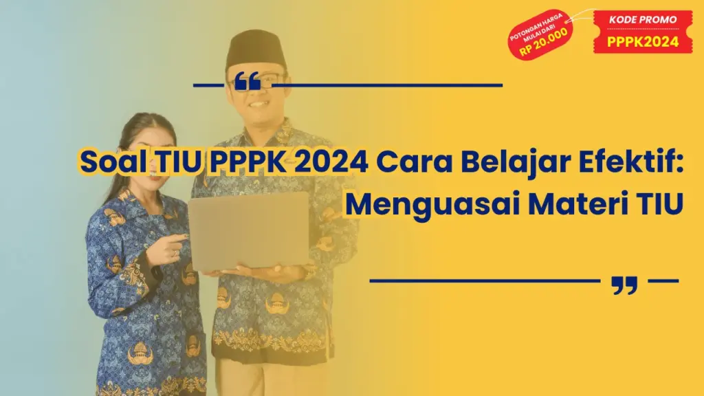 Soal TIU PPPK 2024