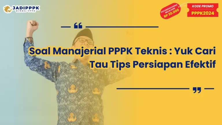 Soal Manajerial PPPK