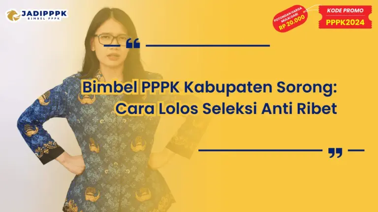 Bimbel PPPK Kabupaten Sorong