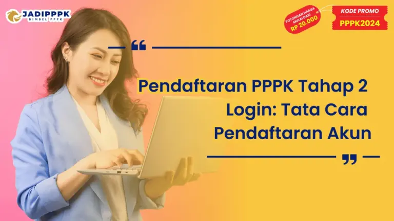 Pendaftaran PPPK Tahap 2 Login